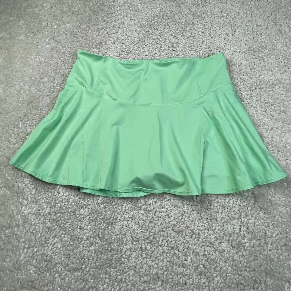 Free People X Hatch Pleats And Thank You Maternity Skort Lime Green Womens XL